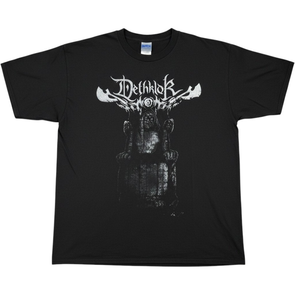 Dethklok Metalocalypse Band T-Shirt XL Black Graphic Adult Heavy Metal Band Tee